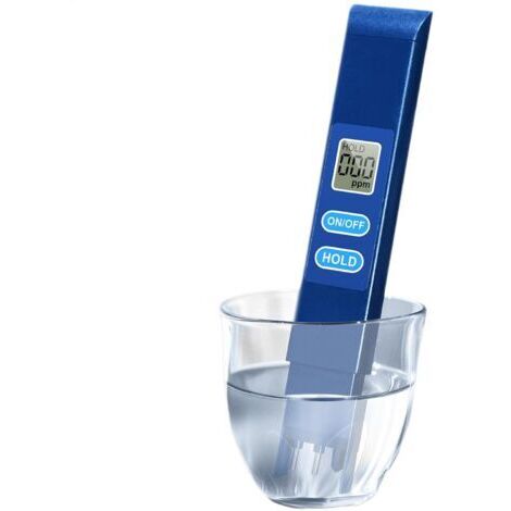 BUNTHAUS Testeur De Qualité De L'eau  TDS Et PH mètre Numérique De Haute Précision  Testeur De Pureté De L'eau Portable Pour L'eau Potable, La Piscine Et L'aquarium  Analyseur D'eau Portatif Pour Les 