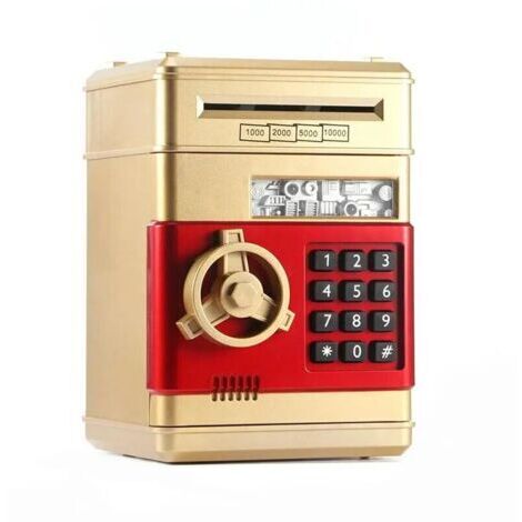 BUNTHAUS Tirelire électronique coffre-fort tirelires pour enfants pièces numériques économie d'argent coffre-fort Mini ATM Machine enfant cadeaux de noël