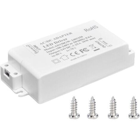 BUNTHAUS Transformateur de lumière LED 30W DC 24V 1.25A, alimentation à tension constante AC 100‑240V, accessoires d\\'éclairage pour bande LED