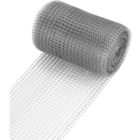 BUNTHAUS Treillis Métallique En Acier Inoxydable, 6M x 127mm Grillage Fine Maille, Grille Maille Métallique Anti Rongeur Pour La Protection Des Rongeurs, Protection Des Semis Et Des Graines