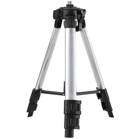 BUNTHAUS Trépied léger, trépied laser, trépied inclinomètre de niveau support de niveau à bulle en alliage d'aluminium support fixe pour support laser 150 cm 5/8in