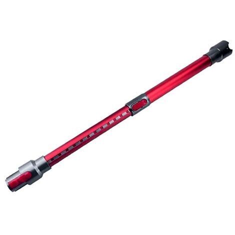 BUNTHAUS Tube Télescopique compatible pour Dyson V11 V10 V8 V7 Tube Rallonge en Aluminium Baguette Extensible 46 cm - 70 cm (rouge)