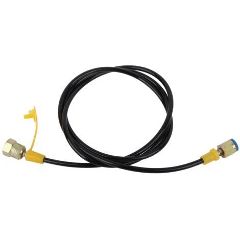 BUNTHAUS Tuyau d'essai de pression hydraulique 1,5 m/4 pieds M16x2-1/4BSP Point de couplage d'essai 630Bar DN3