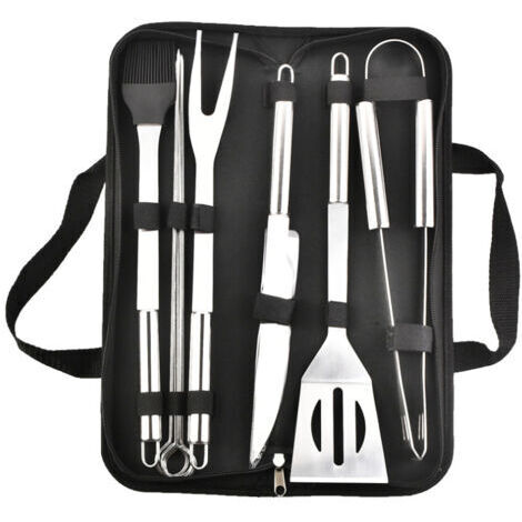BUNTHAUS Ustensiles de barbecue en acier inoxydable, fourchettes professionnelles pour barbecue,  résistant à la chaleur