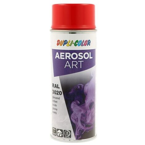 Buntlackspray AEROSOL Art verkehrsrot glänzend RAL 3020 400ml Spraydose