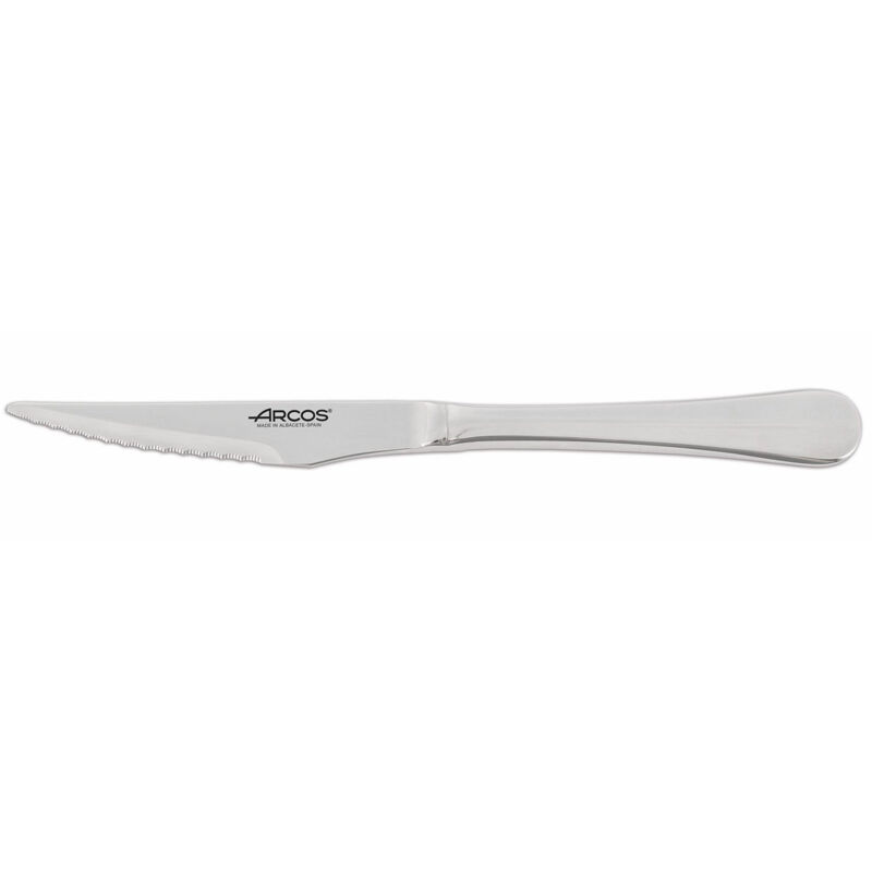 Arcos - burdeaux chulet steak knife - Coltello sottile e robusto, a lama seghettata. Utilizzato per tagliare senza fatica bistecche e carne