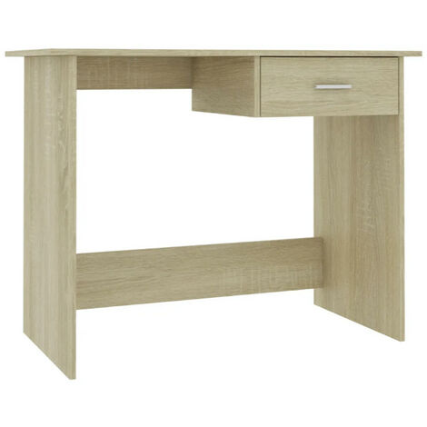 Bureau 1 tiroir chêne clair Athena