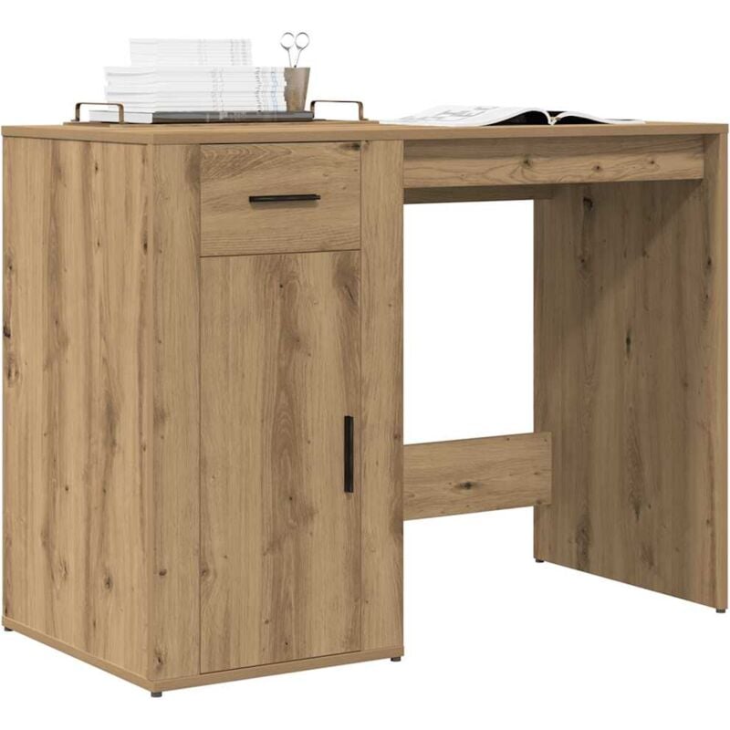 Vidaxl - Bureau chêne artisanal 100x49x75 cm bois d'ingénierie