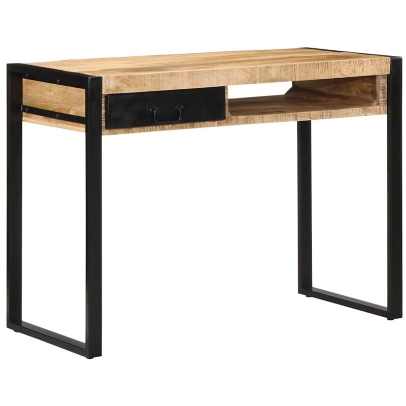 Bureau vidaXL Bois de manguier brut massif 100x50x75 cm Réf. 4015931