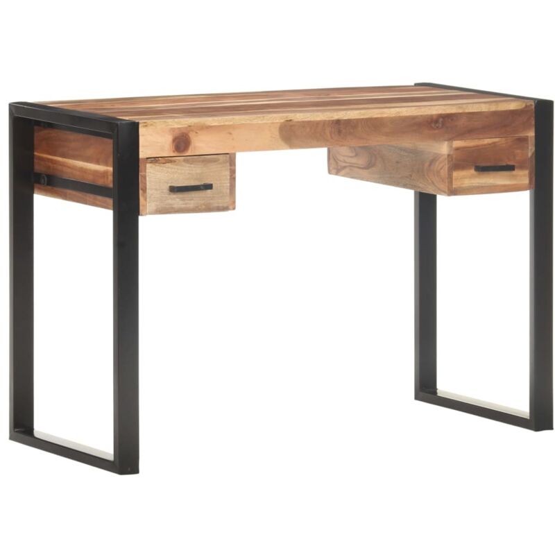 vidaXL Bureau 110x50x76 cm massief hout321550