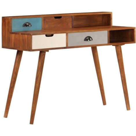 Bureau 110x50x90 cm Bois d'acacia solide vidaXL