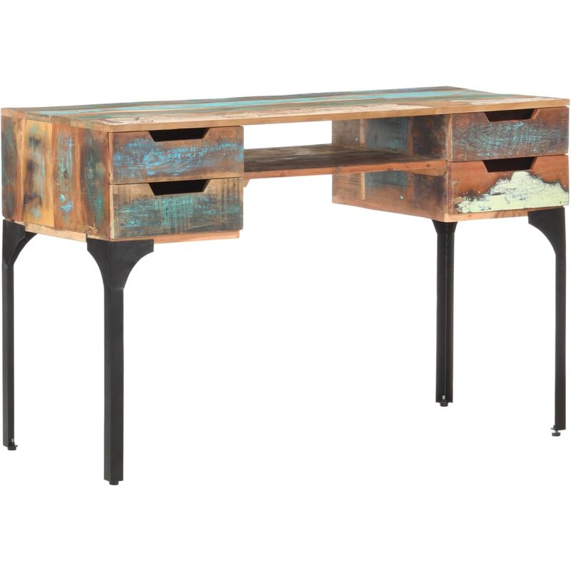 Vidaxl - Bureau 118x48x75 cm Bois de récupération massif