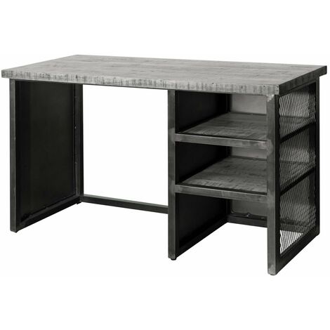 Bureau 122x52 Manguier laqué Gris HEAVY INDUSTRY 157