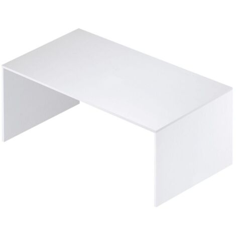 Bureau 150L x 73P x H73 – Finition blanc flammé – Sarmog