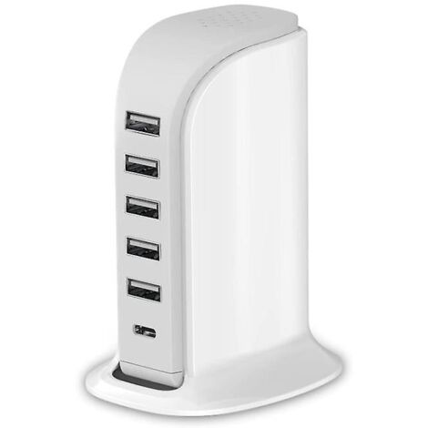 bureau 40w Chargeur Usb Multi-port Station De Charge Multifonction