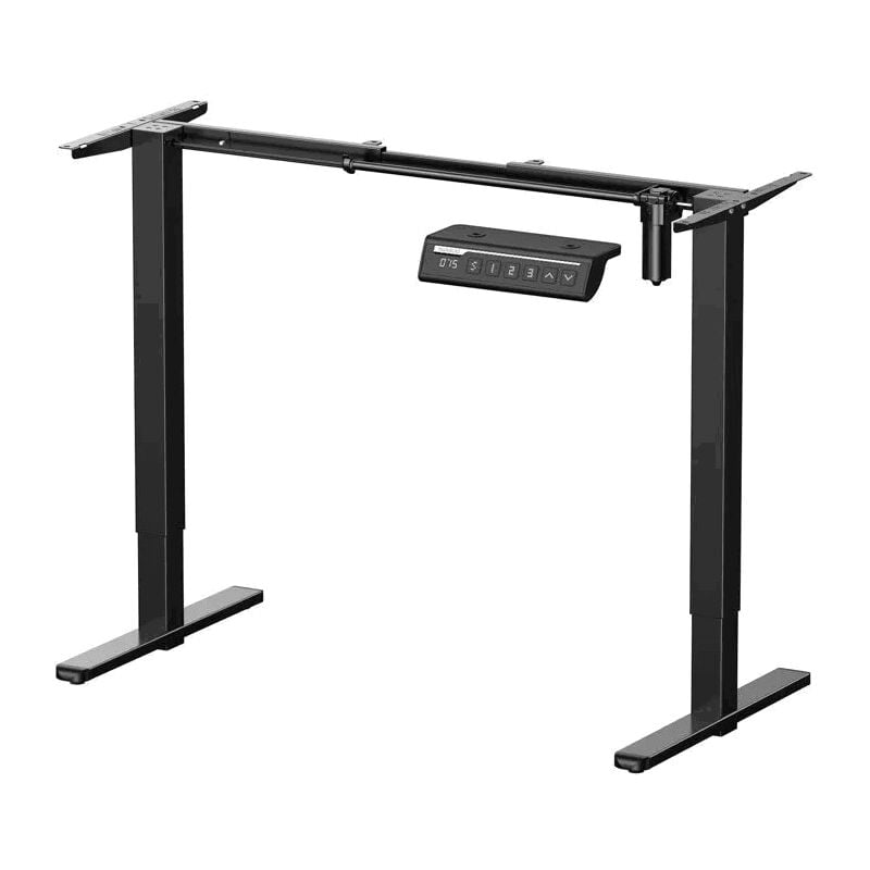 Ergear - Bureau assis debout, Bureau debout réglable électrique en hauteur,4 hauteurs de mémoire, facile à assembler, bureau à domicile, améliore le