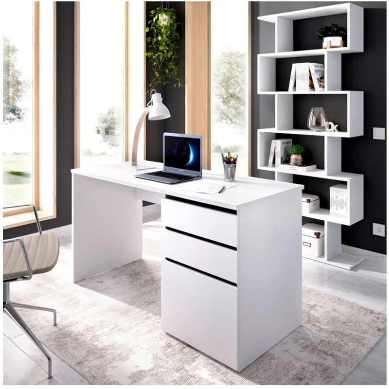 Befara - bureau avec 2 tiroirs et porte stilo