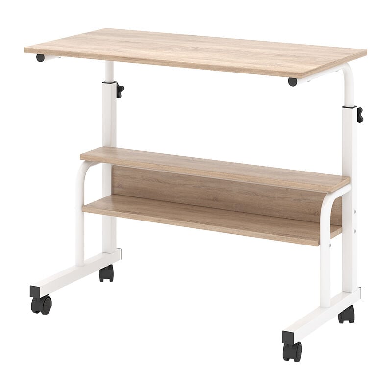 Vicco - Bureau Bica, Blanc, 80 x 40 cm