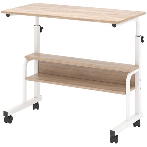 Bureau Bica, Blanc, 80 x 40 cm, Vicco