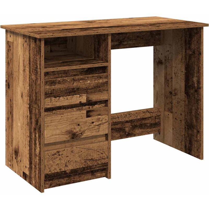 Vidaxl - Bureau vieux bois 102x50x75 cm bois d'ingénierie