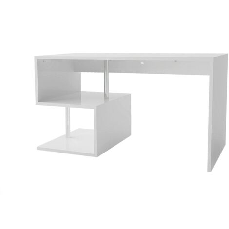 Bureau - Blanc Brillant 60x140x78h cm