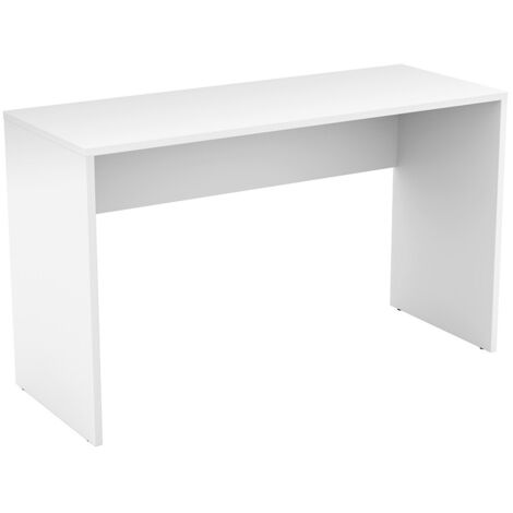Bureau blanc MELTO 130 cm – Design moderne, durable et idéal pour télétravail ou chambre ado