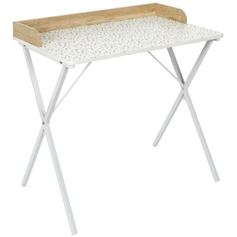 MOBILIBRICO Bureau Brice Terrazzo Rose Home Deco Kids