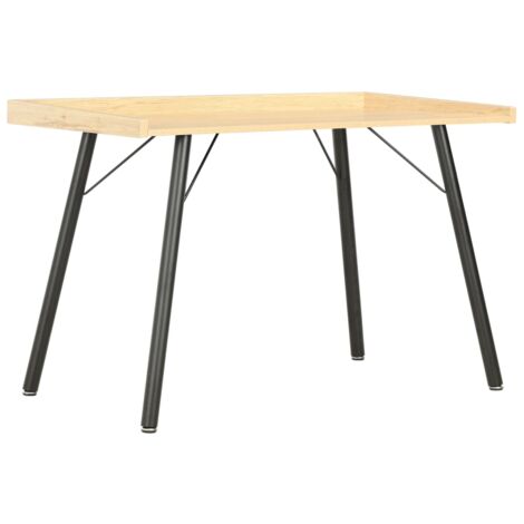 vidaXL Bureau Table d'Ordinateur Meuble Informatique Ecriture Multicolore