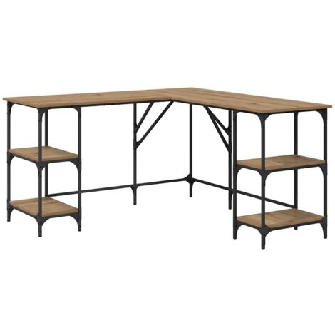 Bureau Chêne artisanal 139 x 139 x 75 cm Bois d'ingénierie CFW122703