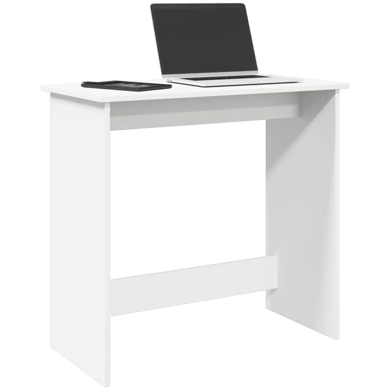 Vidaxl - Bureau Blanc 80x40x75 cm Bois d'ingénierie