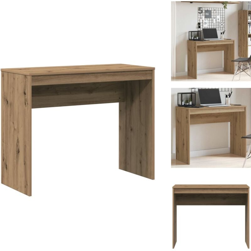Vidaxl - Bureau chêne artisanal 90x40x72 cm bois d'ingénierie - Bureau - Bureaux - Bureau - Bureau D'ordinateur