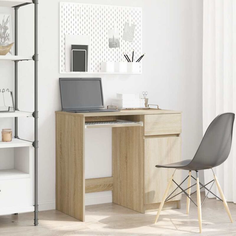 Vidaxl - Bureau chêne Sonoma 86x49x76 cm bois d'ingénierie
