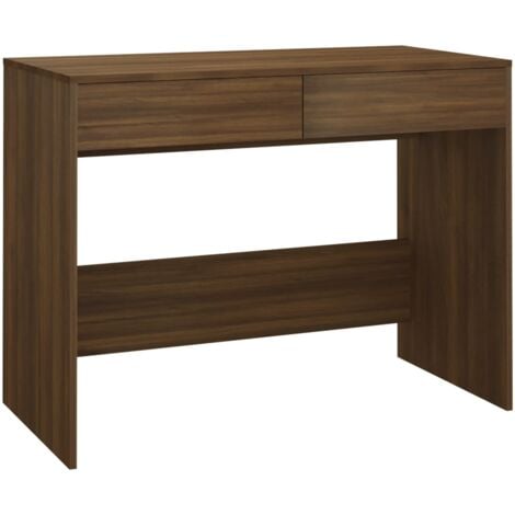 JINLEFU Bureau Blanc 101x50x76,5 cm Aggloméré vidaXL