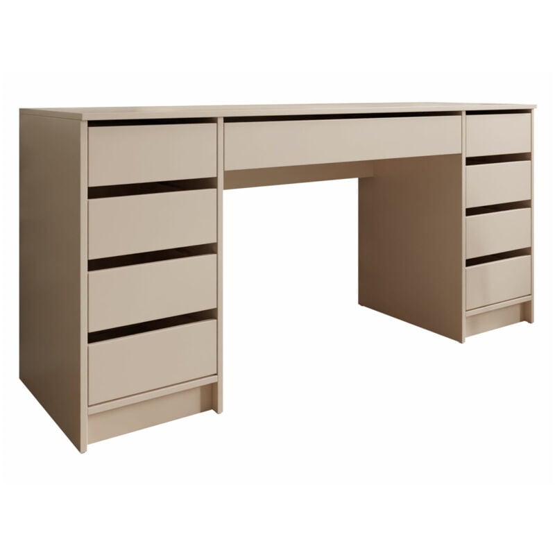 Arredamento1 - Bureau Comfivo 401, Beige, Avec tiroirs, Le nombre de portes: 0, Nombre de tiroirs: 0, 76x154x55cm