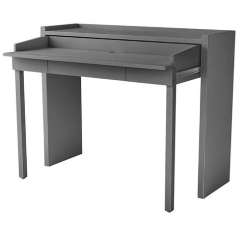 Bureau Console Extensible "Mel" 110cm Gris