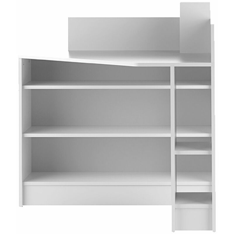 Bureau d'angle WALL blanc - Blanc - Temahome