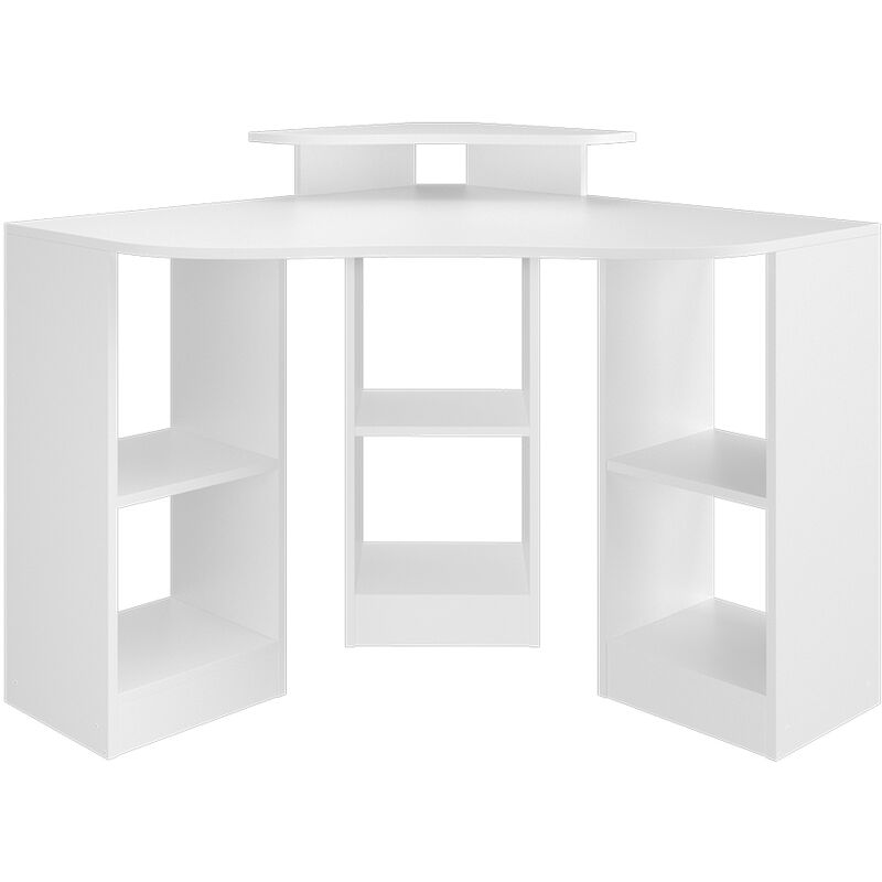 Vicco - Bureau d'angle Artur, Blanc, 94 x 94 cm