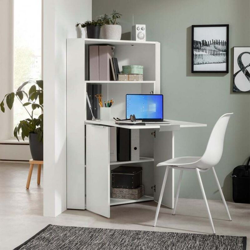Bureau d'angle 70x70 pliable peu encombrant Dalia II Bureau d'angle 70x70 pliable peu encombrant Dalia II