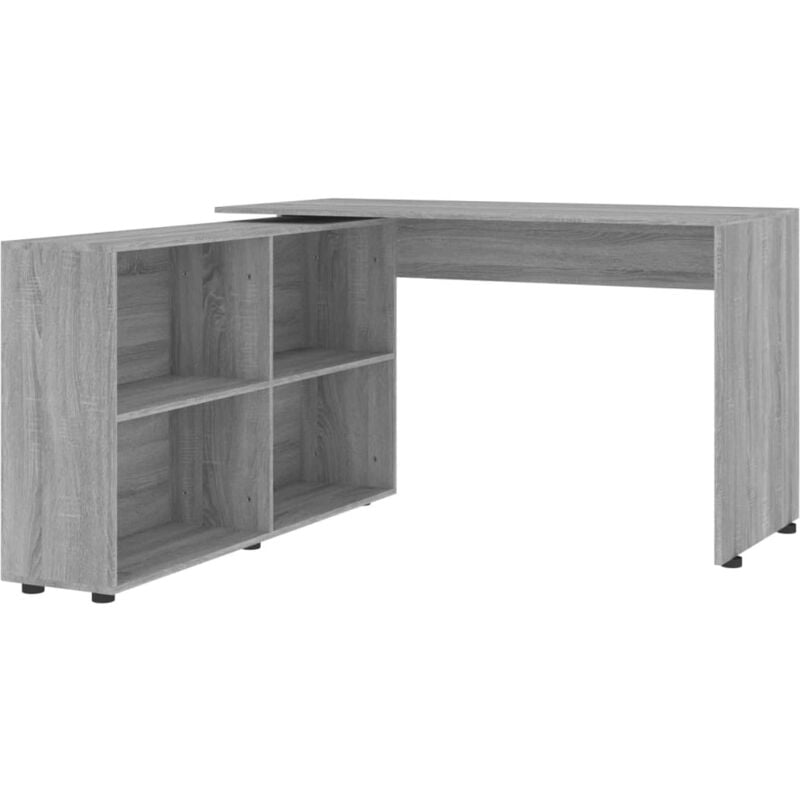 Maisonchic - Bureau d'angle Sonoma gris Bois d'ingénierie EFE28622