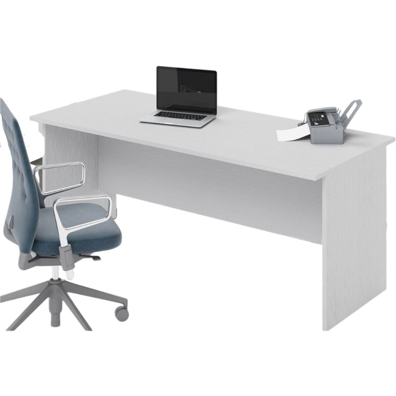 Webmarketpoint - Bureau de bureau Blanc H74x180x80cm