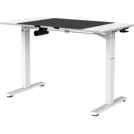 Bureau de travail en position debout EGON, 1100 x 720 x 600 mm, blanc