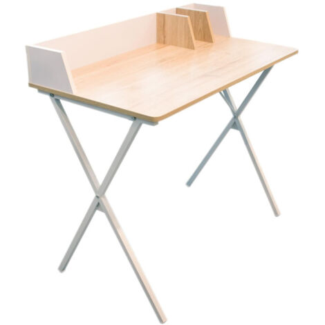 Bureau Design "Brice" 90cm Blanc