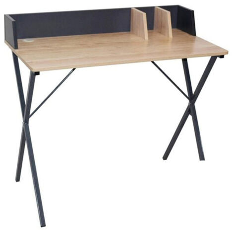 Bureau Design "Brice" 90cm Gris