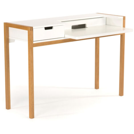 Bureau Design en Bois "Farringdon" 122cm Naturel