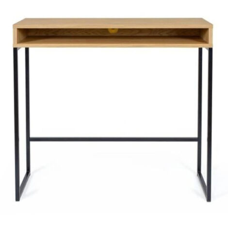 Bureau Design "Frame" 100cm Chêne & Noir