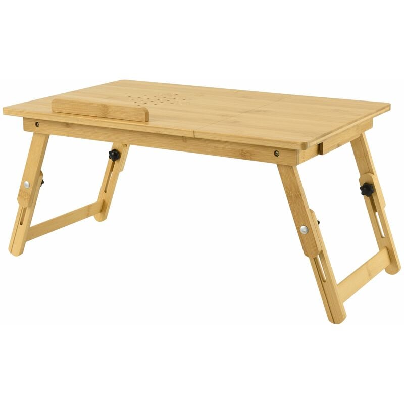 Bureau d'ordinateur portable trysil réglable pliable naturel