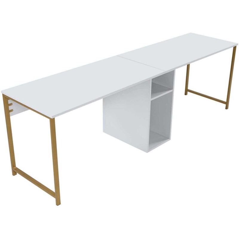 Bureau 2 places en aggloméré Twin