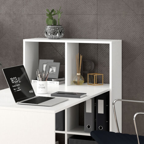 Bureau Nautica Blanc Par Vicco – Avec Tiroirs, 138 Cm – Neuf Sous Emballage