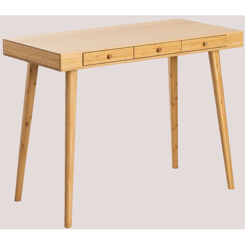 Sklum - Bureau en bambou Takeo naturel