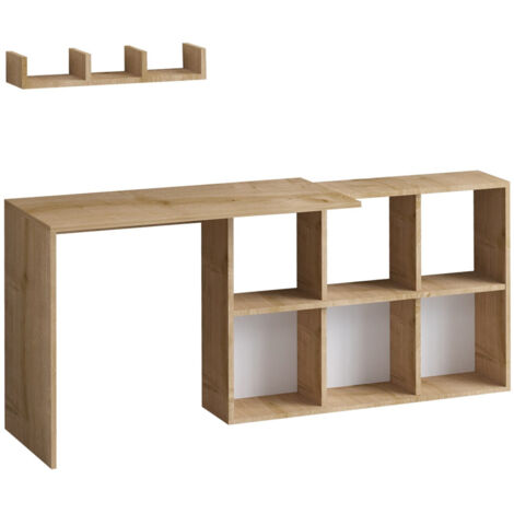 bureau en bois "Blake" 74 x 45 x 145 cm - Chêne